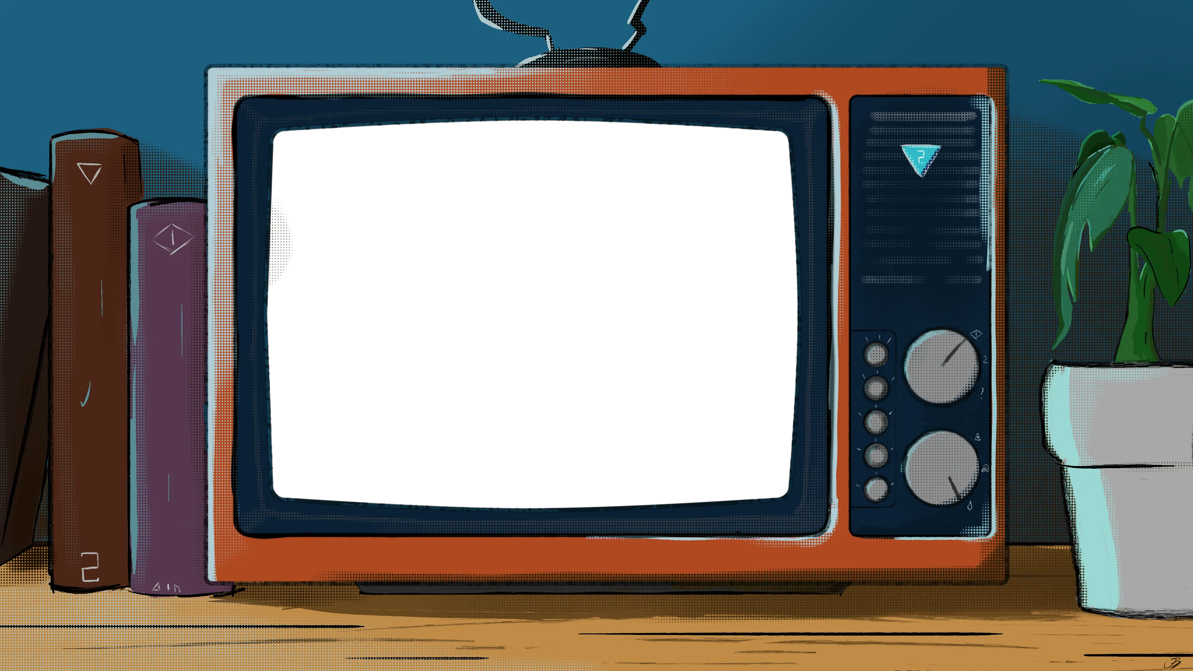 Frame TV background